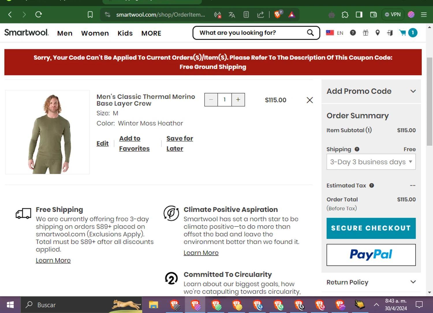 How to apply Smartwool coupon code